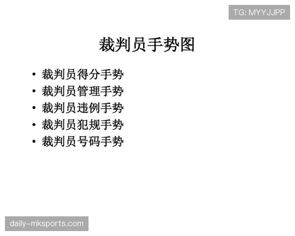 掌握篮球裁判手势规则，让你轻松看懂比赛判罚